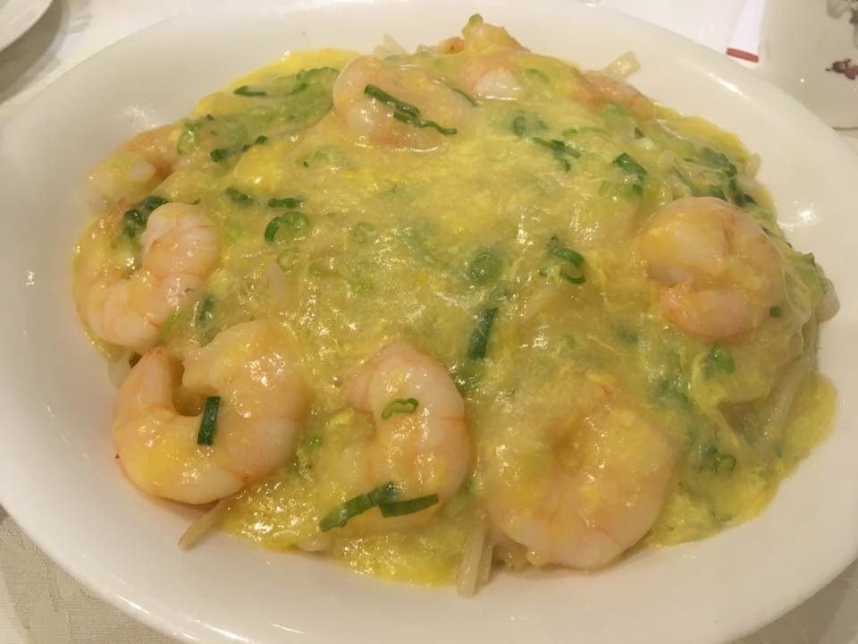 Order Scramble Egg with Prawn Chow Fun 滑蛋蝦仁炒河 food online from Pop Kitchen store, Daly City on bringmethat.com
