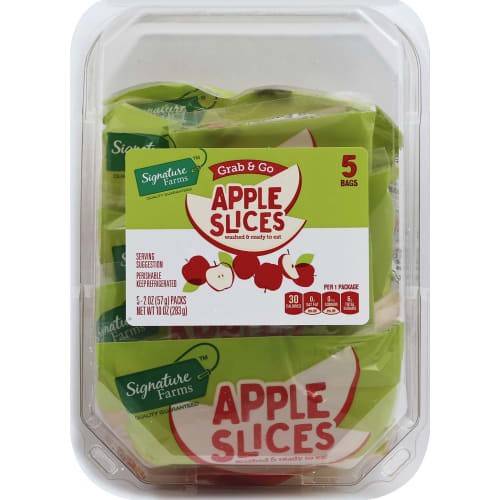 Order Signature Farms · Apple Slices (5 x 2 oz) food online from Safeway store, Redding on bringmethat.com