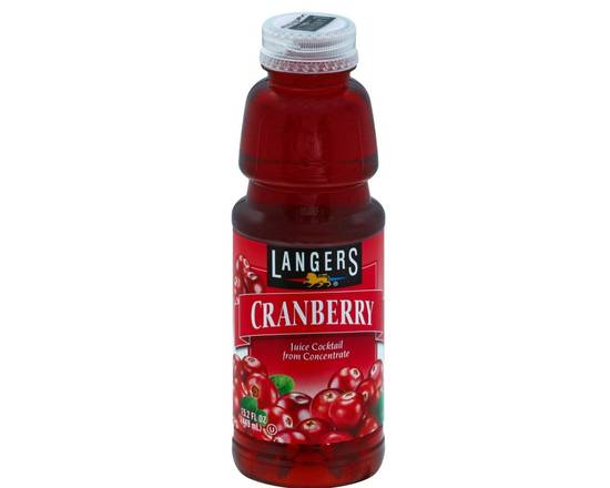 Order Langers Cranberry Juice, 16 oz. food online from Central Liquor Market store, Los Angeles on bringmethat.com