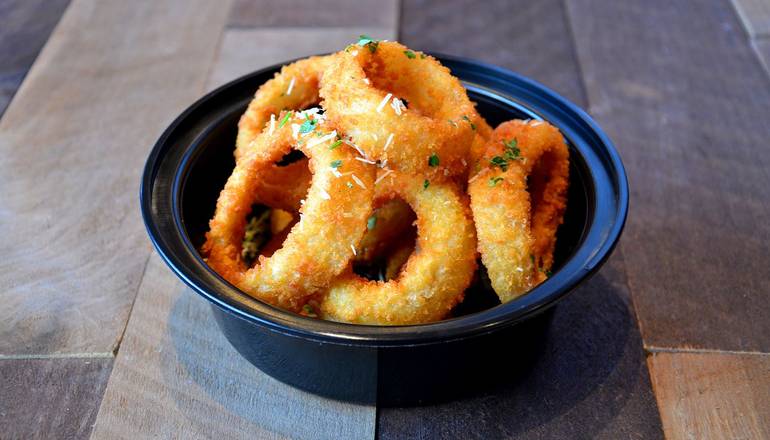 Order Onion Rings - Regular food online from American Grilled Cheese Company store, Northridge on bringmethat.com