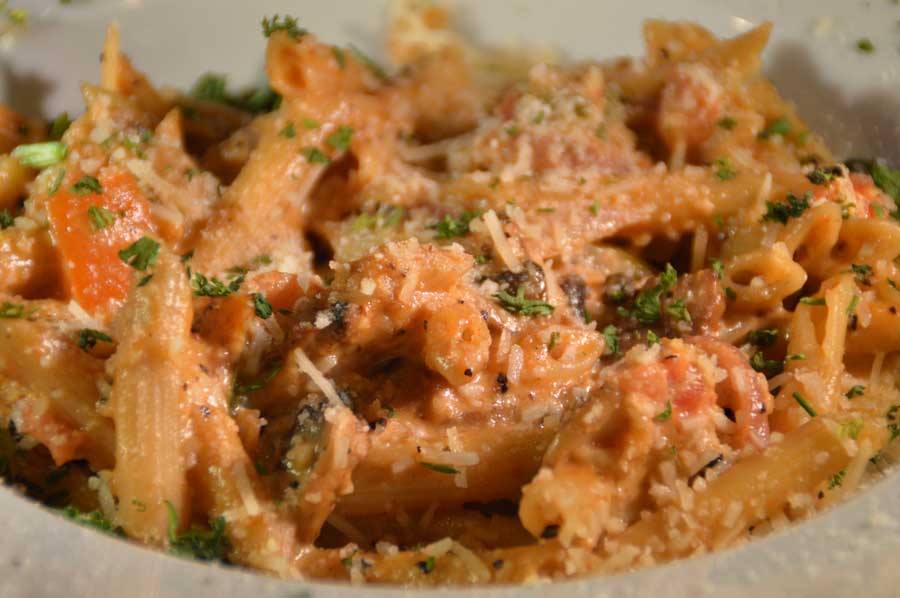 Order Cajun Pasta (penne) food online from Dolce Vita World Bistro store, Syracuse on bringmethat.com