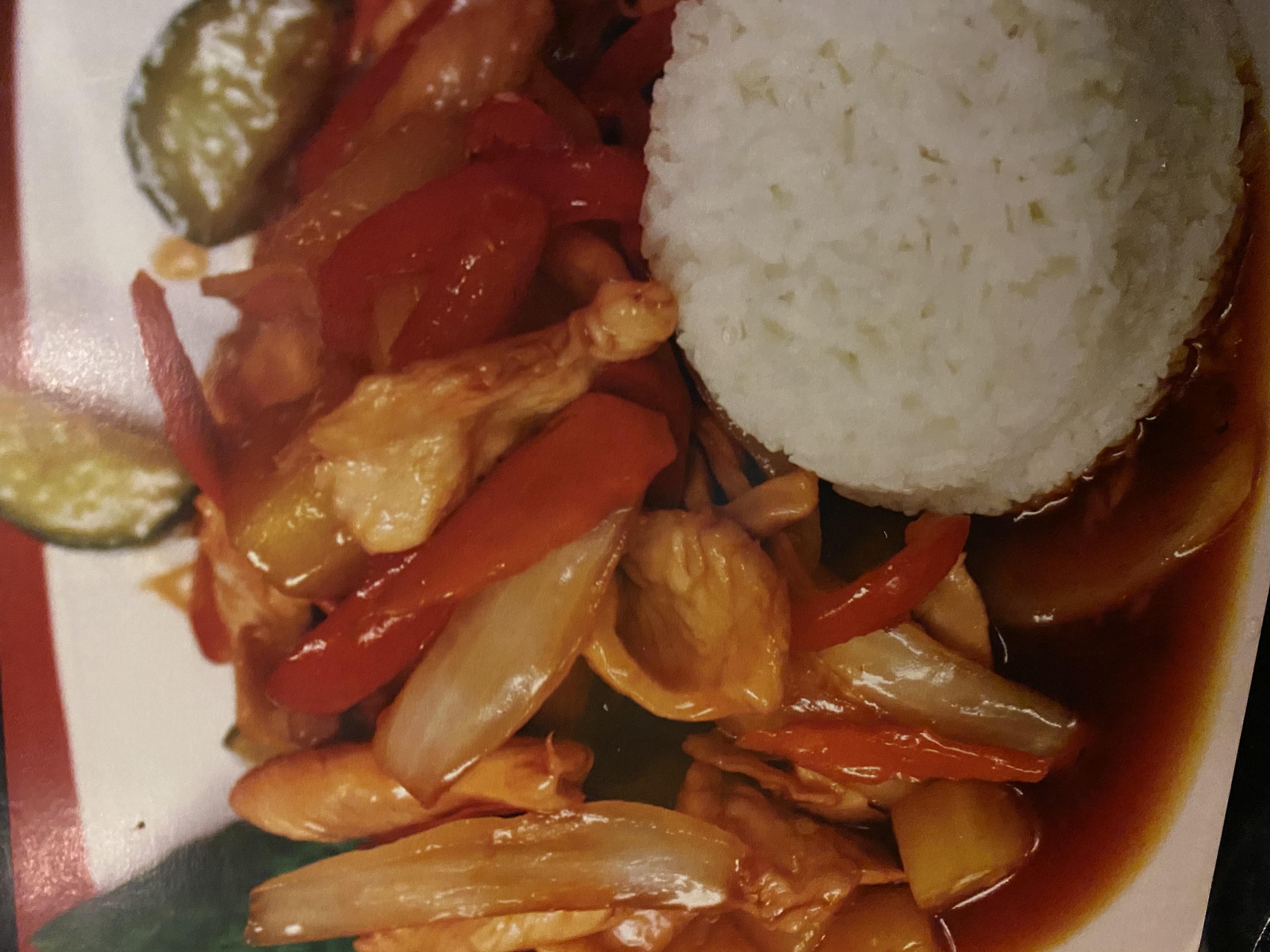 Order Sweet and Sour Chicken food online from Pataya Sushi Restaurant store, Wasilla on bringmethat.com