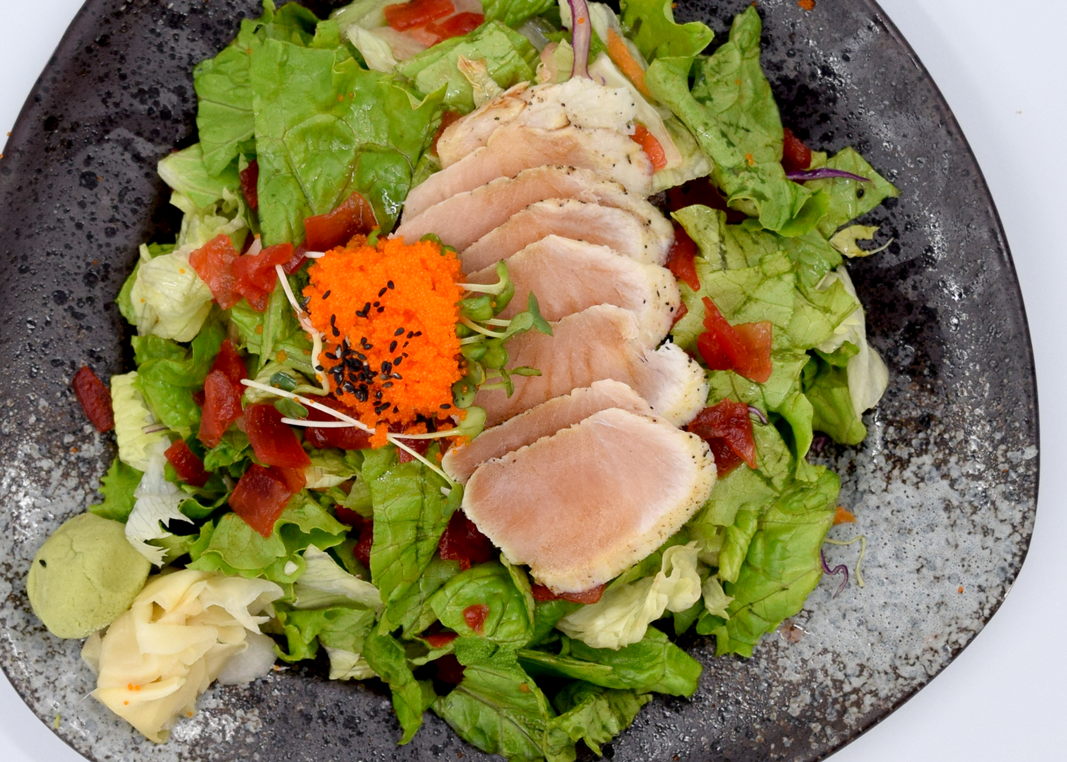 Order Albacore Salad  food online from Mansun Japanese Restaurant store, Walnut on bringmethat.com