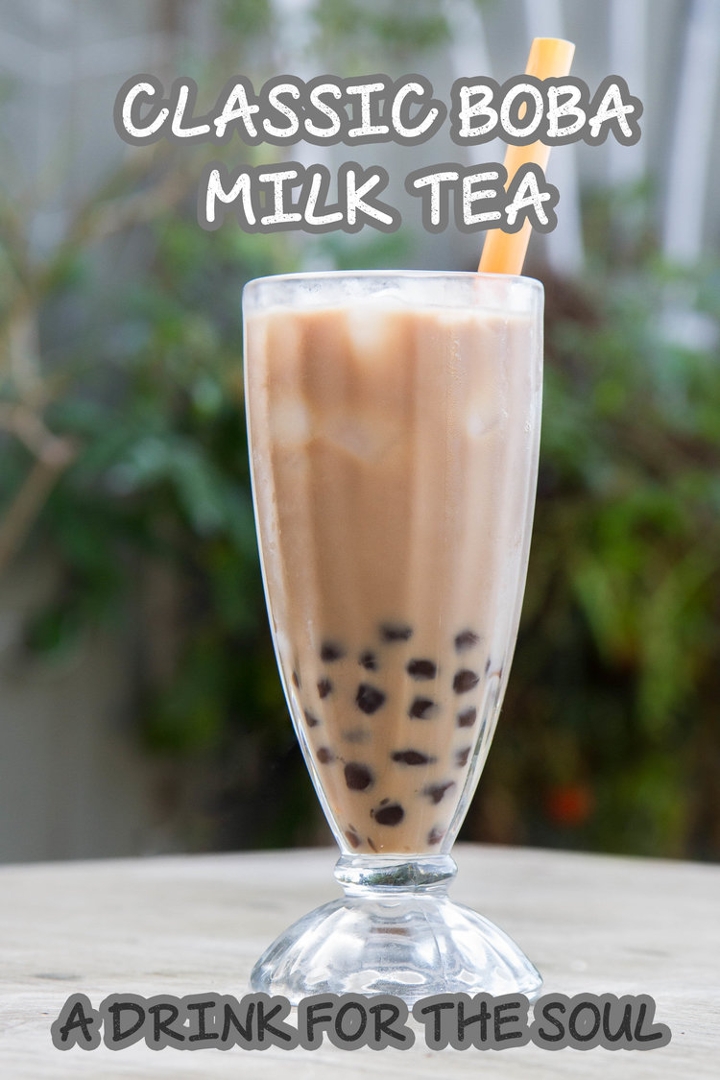 Order WECHAT : Classic Milk Boba Bubble tea (Large 22 oz) (3PD) food online from Chaang Thai Restaurant store, Morgantown on bringmethat.com