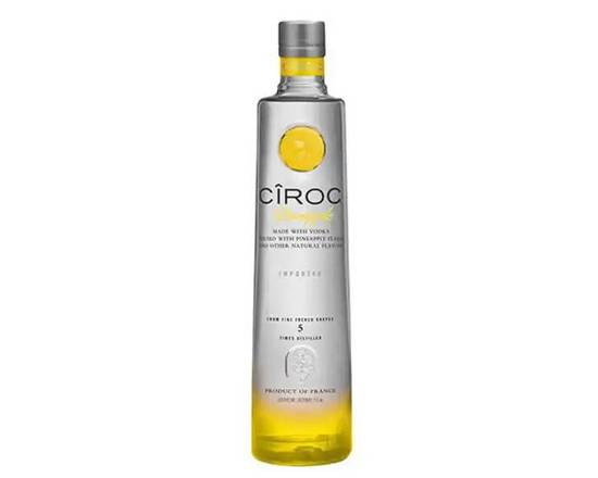 Order Cîroc Pineapple, 375mL vodka (35.0% ABV) food online from Tenderloin Liquor store, San Francisco on bringmethat.com