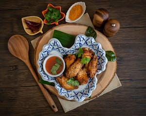 Order Fried Chicken Wings food online from Morningside Thai Restaurant store, Houston on bringmethat.com