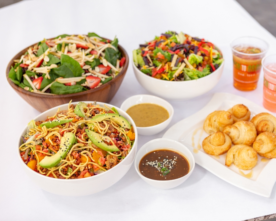 Order Family Side Salad for 6 food online from Fresh To Order - Midtown store, Atlanta on bringmethat.com