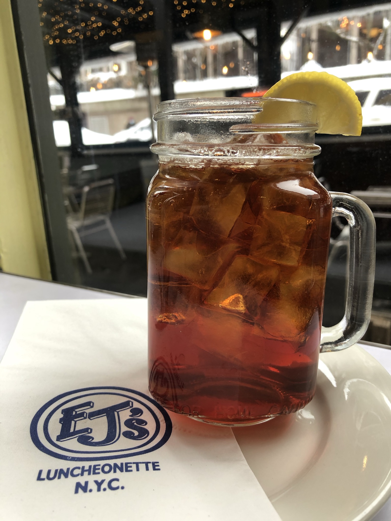 Order Fresh-Brewed Iced Tea food online from Ej Luncheonette store, New York on bringmethat.com