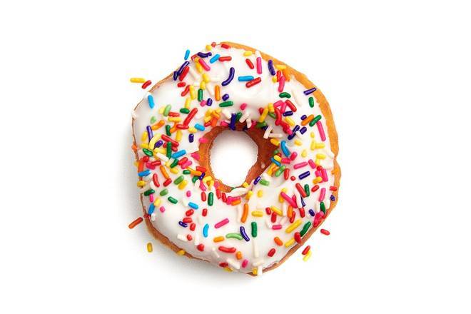 Order White Iced with Sprinkles food online from Shipley Donuts store, Kerrville on bringmethat.com