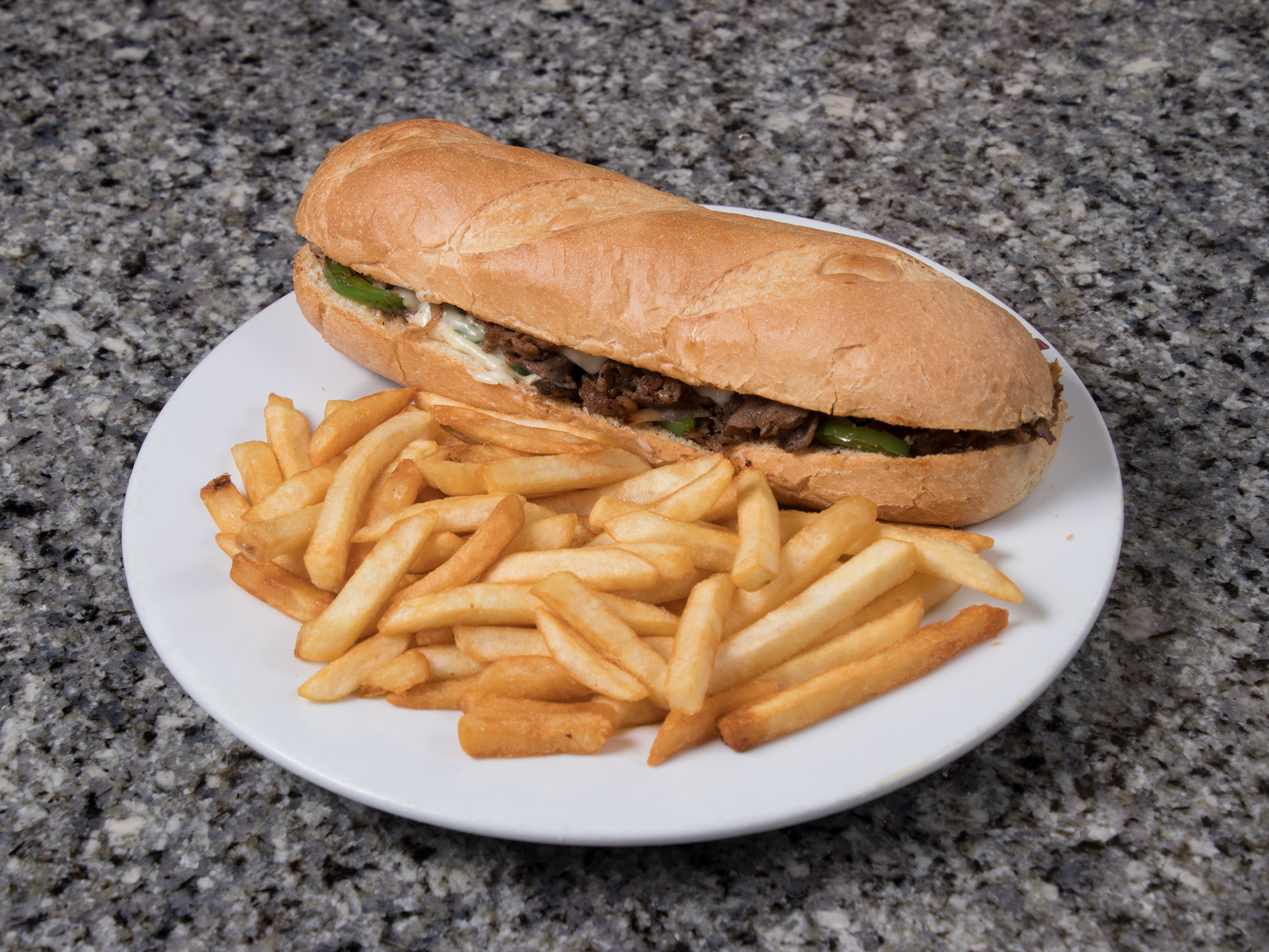 Order Full 10" Philly Steak Sub food online from Star Pizza & Pasta store, Canton on bringmethat.com