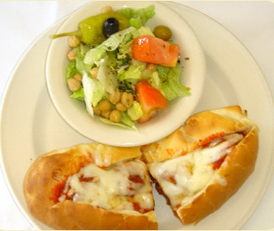 Order Meatball Parmigiana Sandwich food online from Victorio's Ristorante store, North Hollywood on bringmethat.com