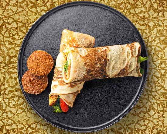 Order Fusion Falafel Wrap food online from The Respectable Olive store, Auburn Hills on bringmethat.com