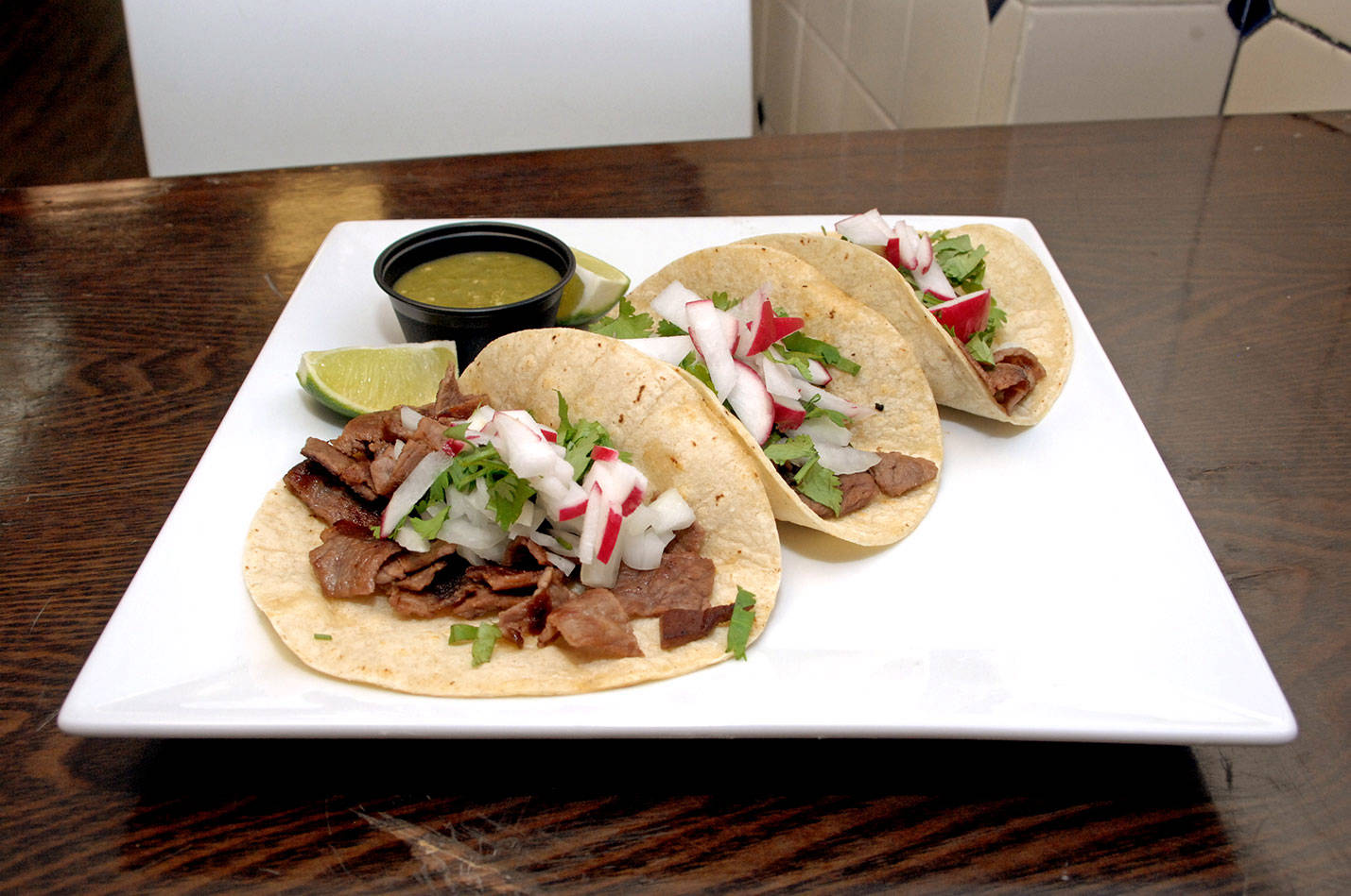 Order 3 Pieces Tacos food online from Tepe Kitchen store, White Plains on bringmethat.com