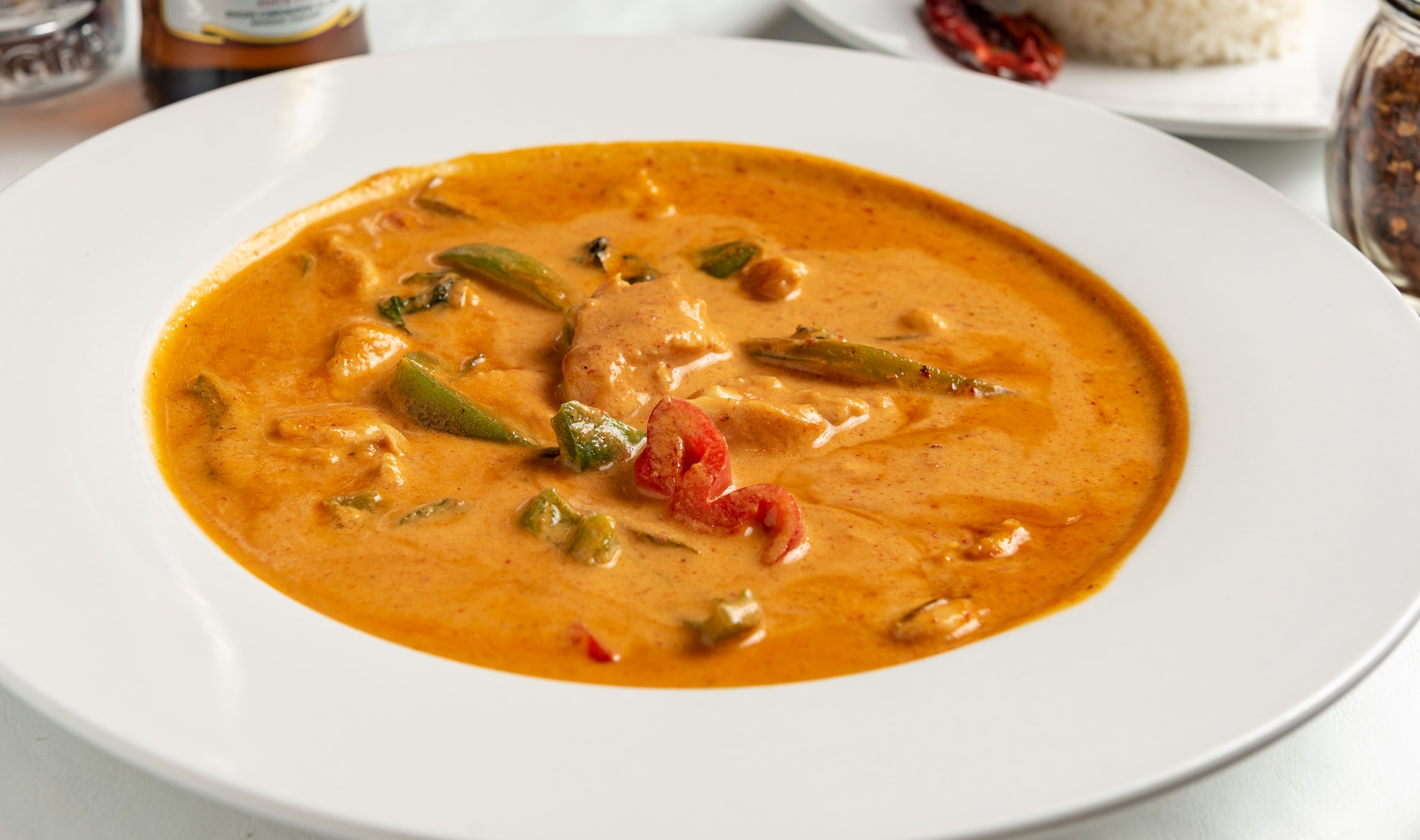 Order Panang Beef Curry food online from Phuket Thai Restaurant and Sushi store, Huntsville on bringmethat.com