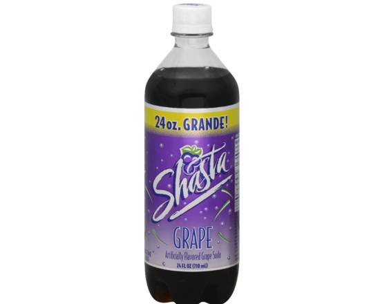 Order Shasta Soda, Grape - 24 fl oz food online from Loma Mini Market store, Long Beach on bringmethat.com