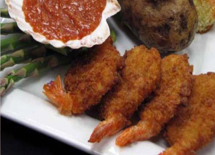 Order 16-20ct Breaded Shrimp food online from Dixon Seafood Shoppe store, Peoria on bringmethat.com