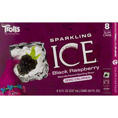 Order Sparkling Ice Black Raspberry Pack Of 8 food online from Deerings Market store, Traverse City on bringmethat.com