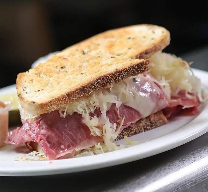 Order Corned Beef & Swiss on Rye food online from Garden Cafe store, Youngstown on bringmethat.com