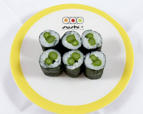 Order Asparagus Maki (6 pcs) food online from Sushi + Rotary Sushi Bar store, Aurora on bringmethat.com