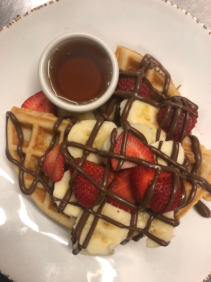 Order Emma T Waffle food online from Popover Bistro & Bakery store, Simsbury on bringmethat.com