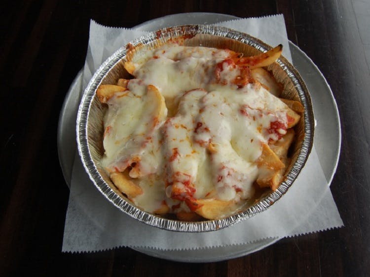 Order Pizza Fries - Appetizer food online from Claymont Steak Shop store, Claymont on bringmethat.com