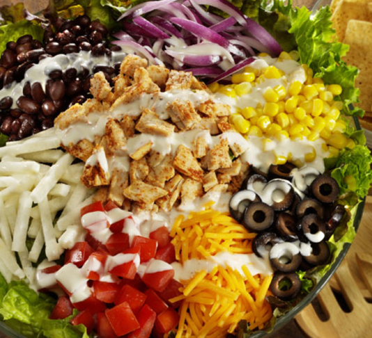 Order Santa Fe' Salad with Grilled Chicken food online from Sub-Ology store, Cranford on bringmethat.com