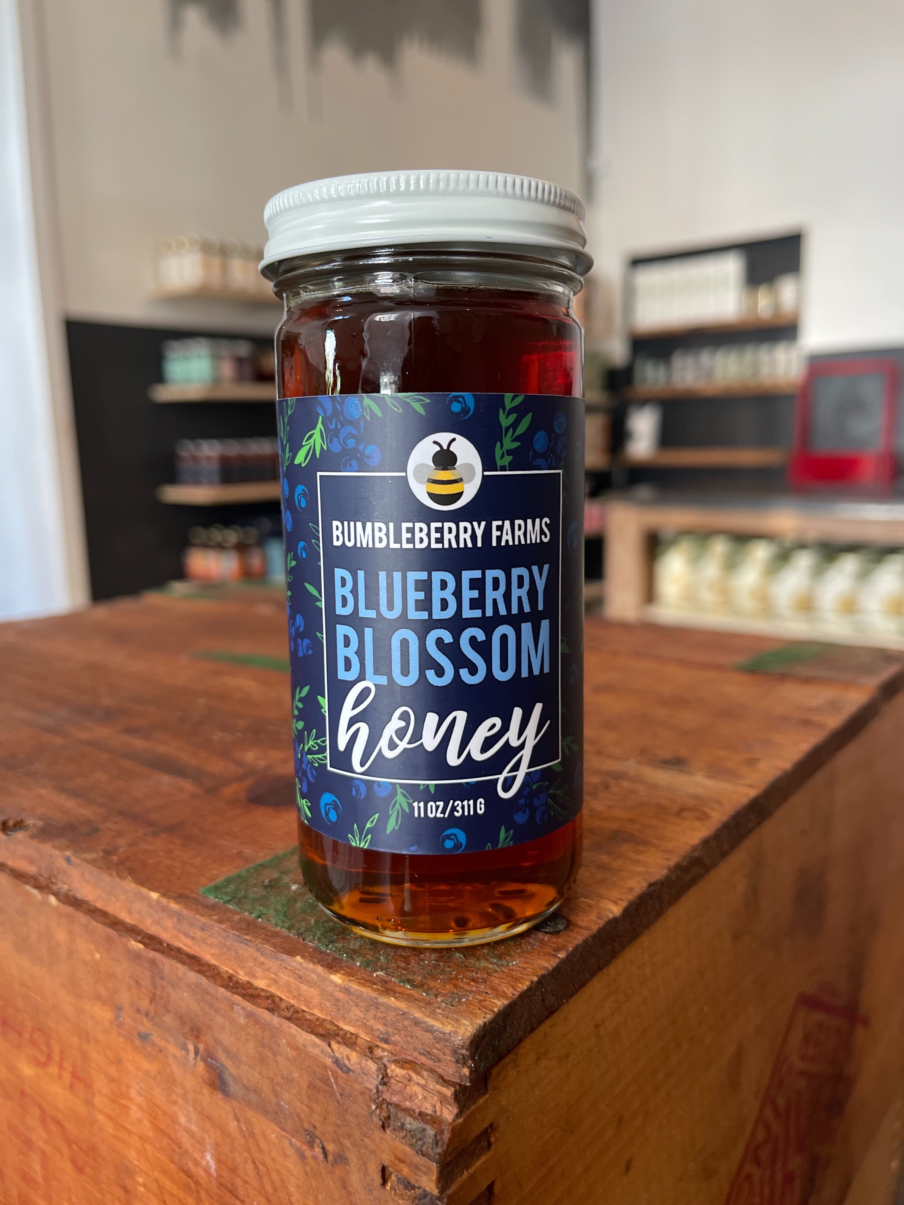 Order Bumbleberry Farms - Blueberry Blossom Honey food online from DC Noodles store, Washington on bringmethat.com