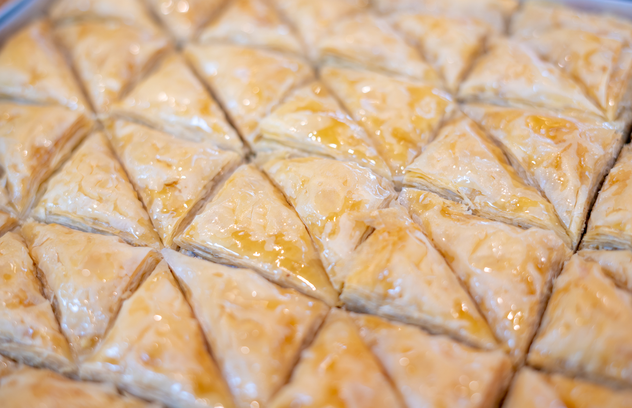 Order 3 Pieces Baklava  food online from Sallora & Sam Bakery Grill And Catering store, Bridgeview on bringmethat.com