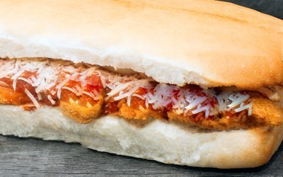 Order Chicken Parmesan Sandwich food online from Via Sofia store, Cedar Rapids on bringmethat.com