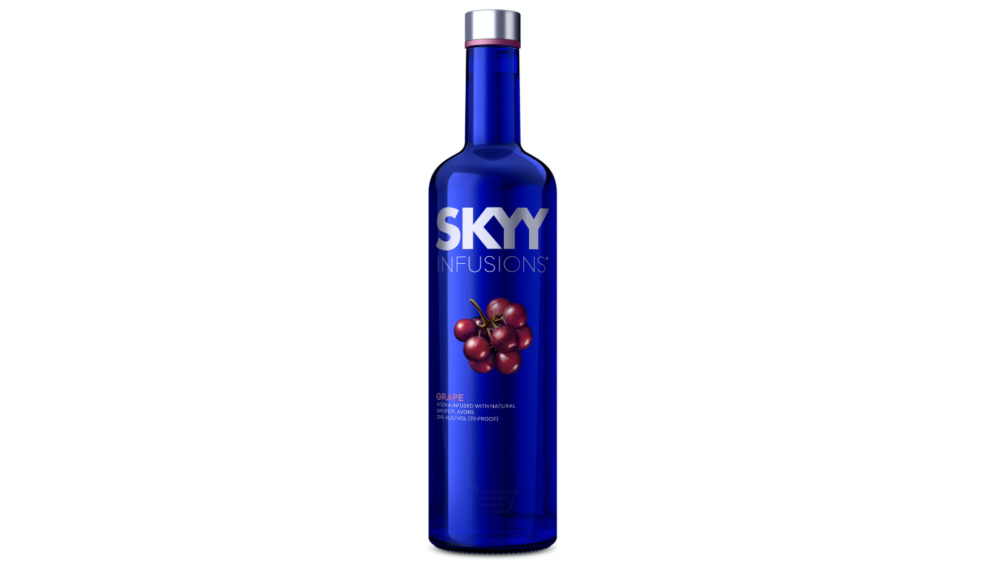 Order Skyy Infusions Grape Vodka 750mL food online from Plaza Market store, Baldwin Park on bringmethat.com