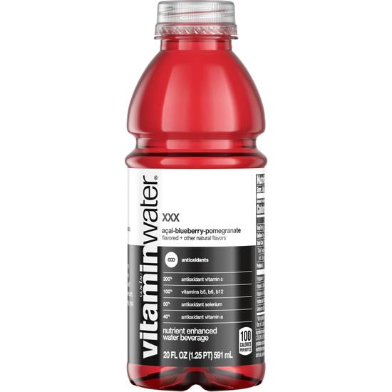 Order Vitaminwater Xxx, Electrolyte Enhanced Water W/ Vitamins, Acai-Blueberry-Pomegranate Drink, 20 OZ food online from CVS store, ORANGEBURG on bringmethat.com
