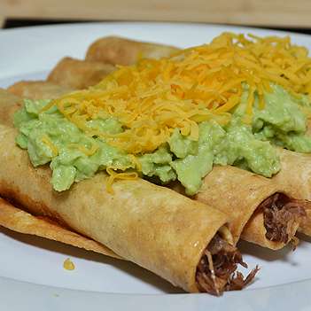 Order 5 Rolled Tacos food online from Federico Mexican Food store, Scottsdale on bringmethat.com