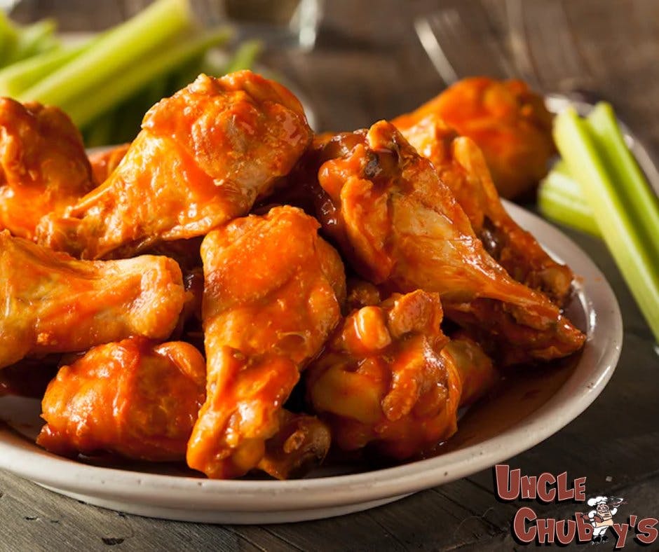 Order Wings - 10 Pieces food online from Uncle Chubby S store, Clay on bringmethat.com