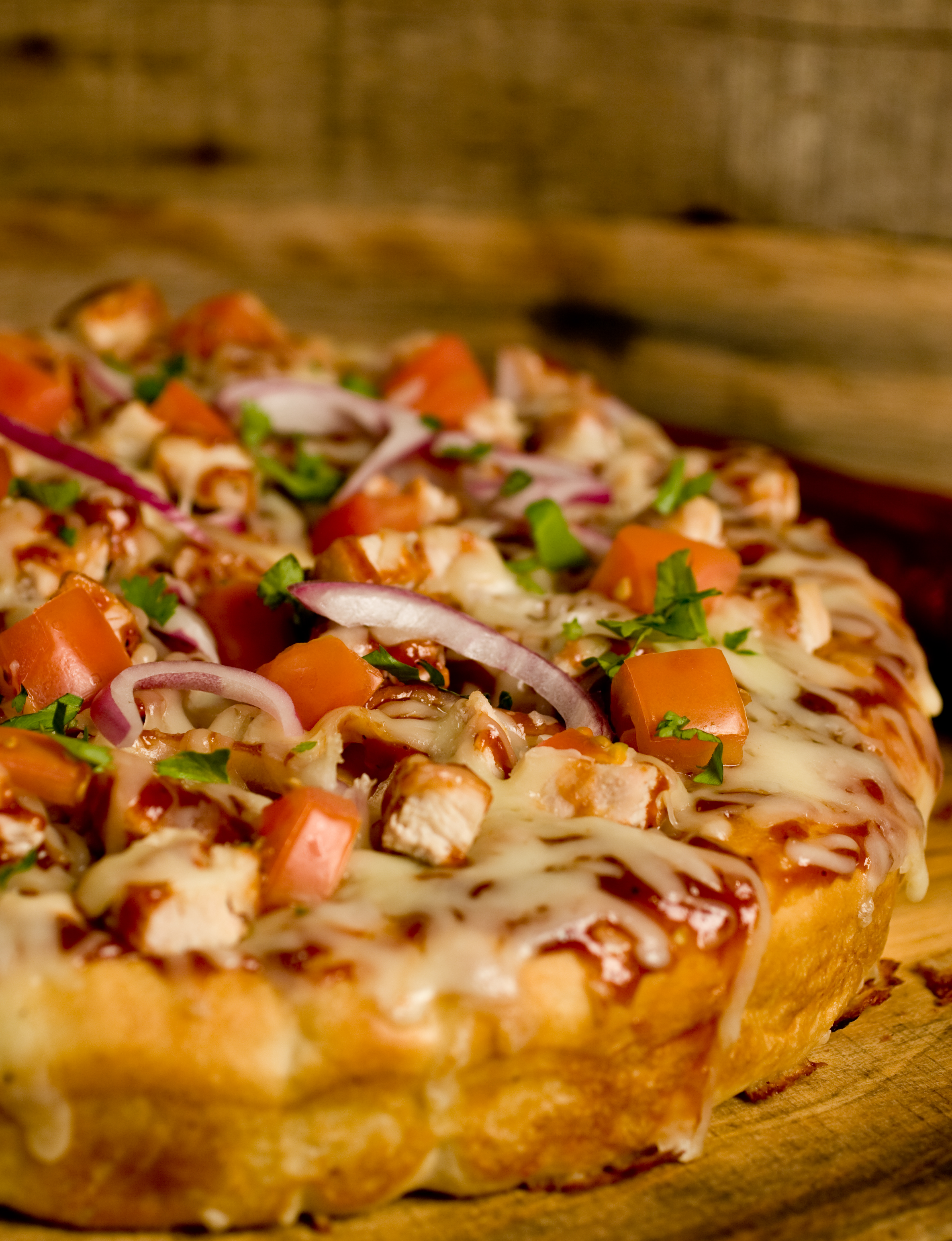 Order Barbecue Special Pizza food online from Selma Chicago Pizzeria store, San Juan Capistrano on bringmethat.com
