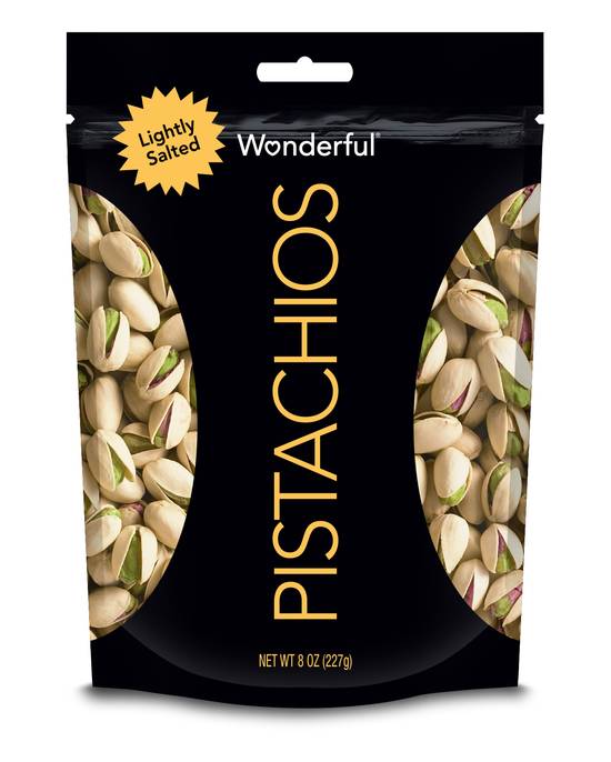 Order Wonderful Pistachios Roasted & Lightly Salted (8 oz) food online from Rite Aid store, Yamhill County on bringmethat.com