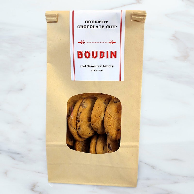 Order 12 Mini Semi Sweet Chocolate Chip Cookies food online from Boudin store, Irvine on bringmethat.com