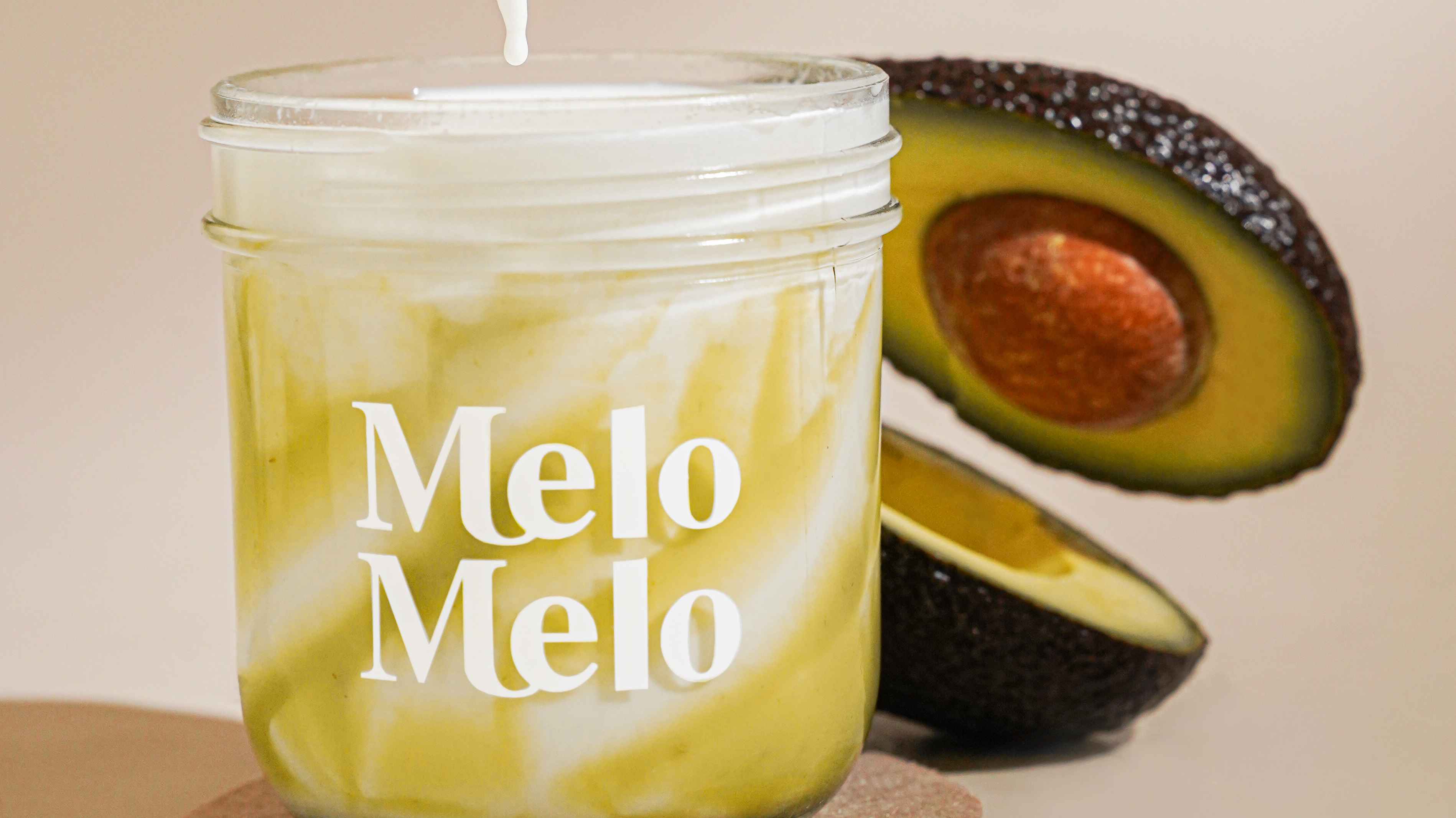 Order Avocado Coconut Jelly / 牛油果椰子冻 food online from Melo Melo store, Los Angeles on bringmethat.com