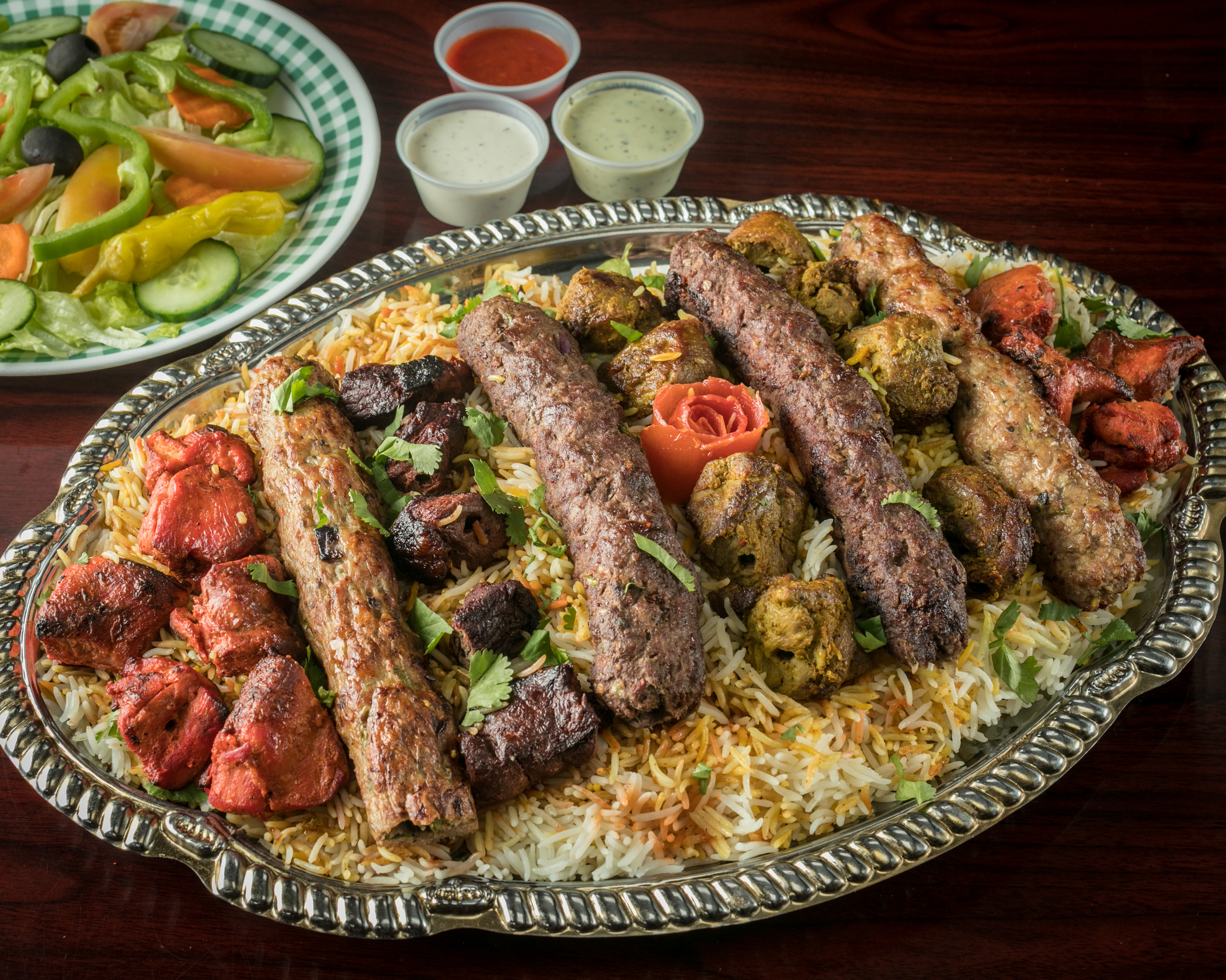 Order 48. Special 9 Skewers Platter food online from Peshawri Kebab store, Waltham on bringmethat.com