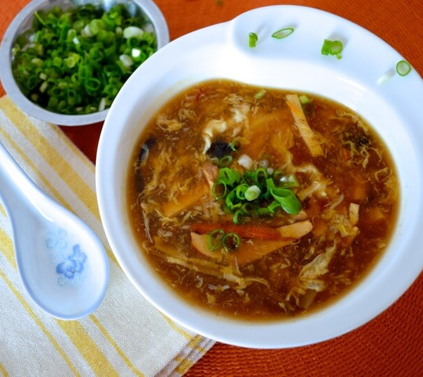 Order Hot and Sour Soup food online from JP Kitchen store, Jamaica Plain on bringmethat.com