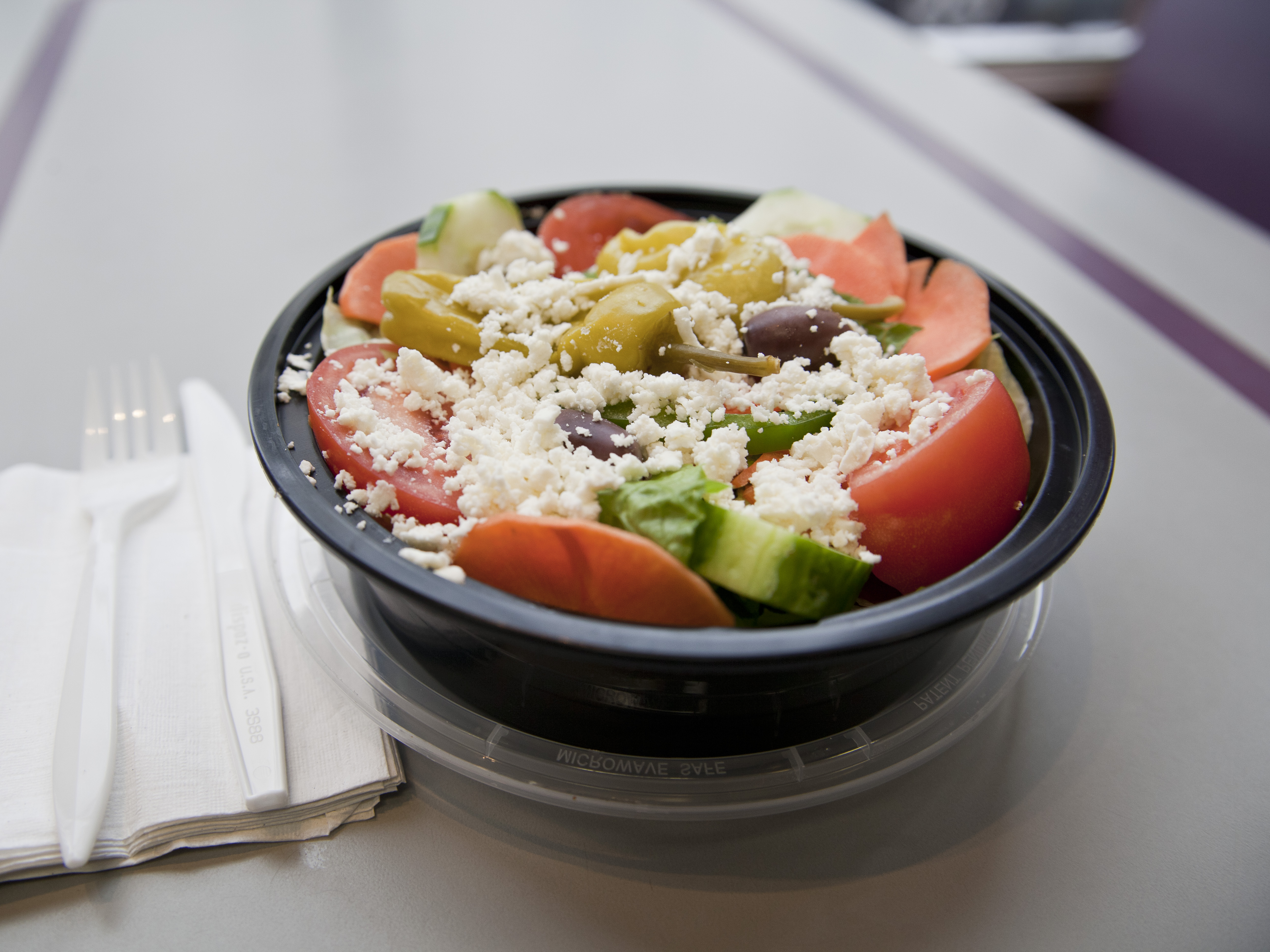 Order Greek Salad food online from Dudley Square Grill store, Roxbury on bringmethat.com