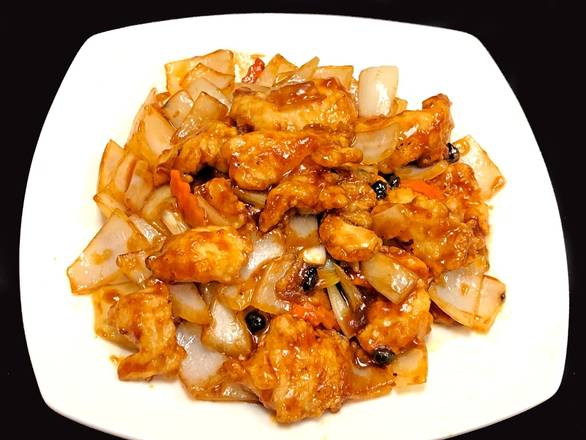 Order Fish Fillet with Black Bean Sauce food online from Soul of China store, La Quinta on bringmethat.com