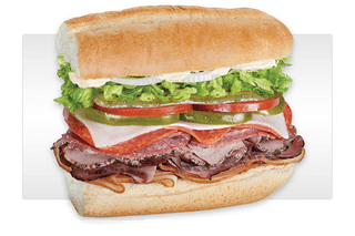 Order The Blimp Sub food online from Blimpie Subs store, Oshkosh on bringmethat.com