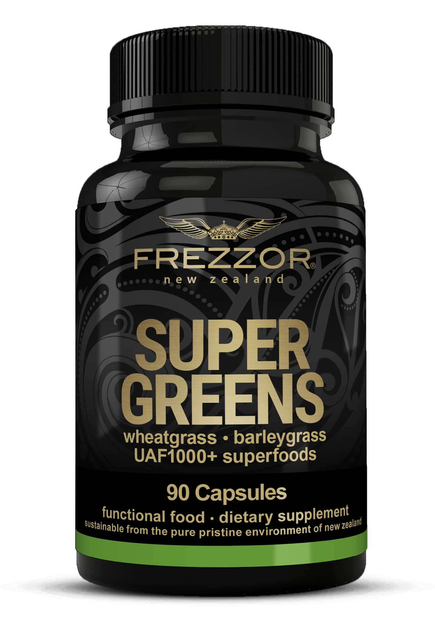 Order Super Greens Capsules food online from Frezzor store, Irvine on bringmethat.com