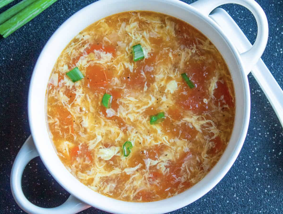 Order Tomato & Egg Soup  food online from Ichiban Golden Dragon store, South Bend on bringmethat.com
