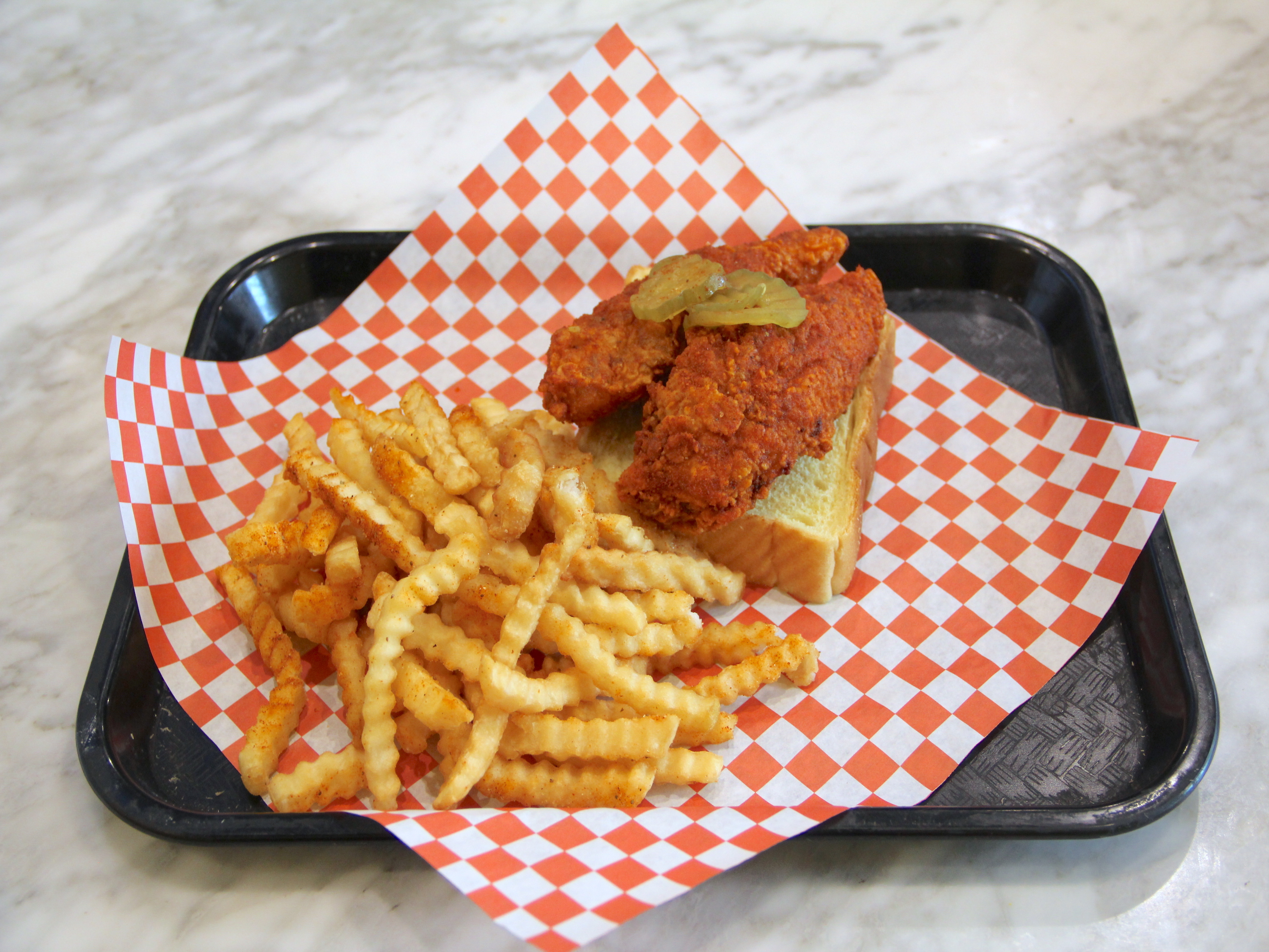 Order 2 Tender Combo food online from Hotties Fried Chicken store, Chino Hills on bringmethat.com