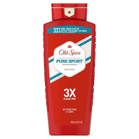 Order Old Spice High Endurance Pure Sport Body Wash for Men, 24 OZ food online from CVS store, INGLEWOOD on bringmethat.com