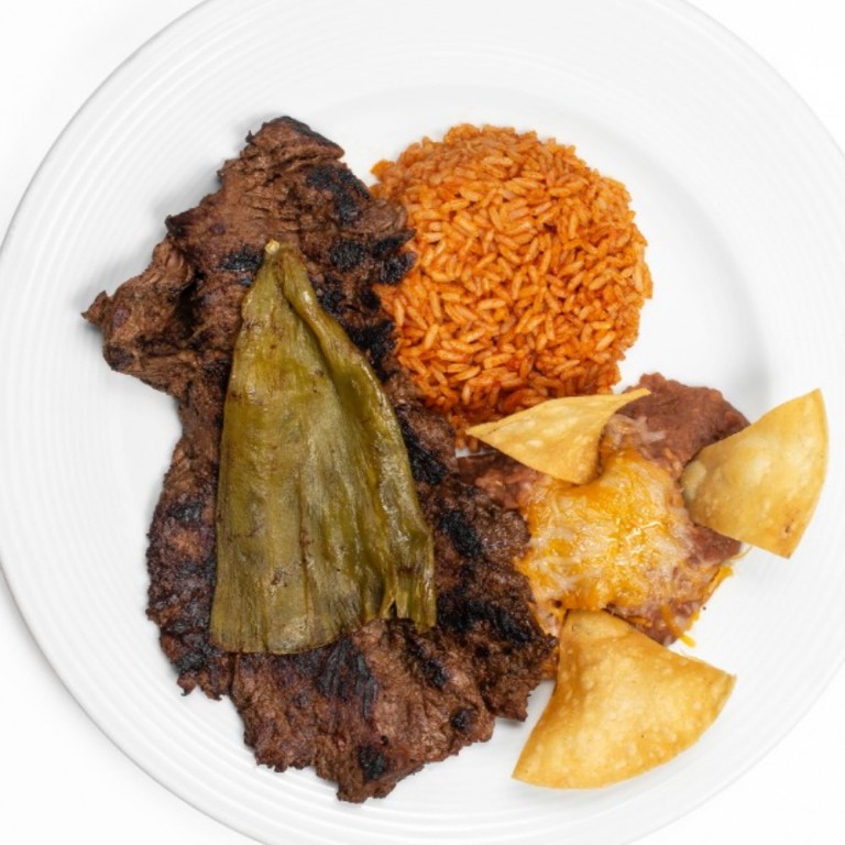 Order Charbroiled Angus Carne Asada food online from Horseless Carriage store, North Hills on bringmethat.com