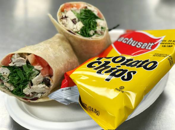 Order Chicken Greek Wrap food online from The Beach Plum store, Portsmouth on bringmethat.com