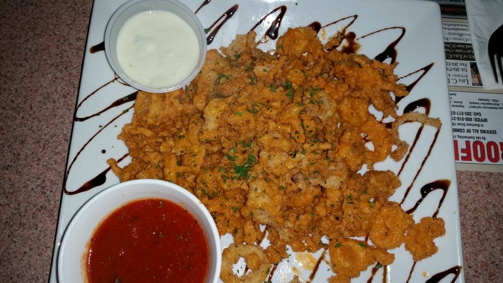 Order Fried Calamari - Appetizer food online from Ragozzino Pizza & Restaurant store, Waterbury on bringmethat.com