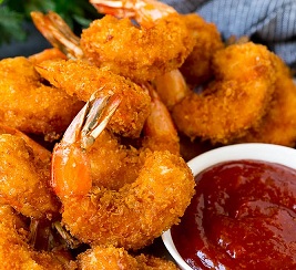 Order 12 Piece Fried Shrimp food online from Manning Chinese Buffet store, Reedley on bringmethat.com
